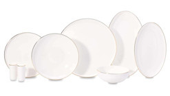 KORKMAZ Diana Collection 60 Parça Gold Yemek Takımı
