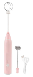 Topincn Elektirikli Mini Pembe Süt Köpürtücü