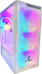 Gameforce Rainy RGB Mesh Sıvı Soğutmalı 4 Fanlı Beyaz Dikey E-ATX Oyuncu Bilgisayar Kasası