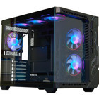 Coldpower Seawave RGB Mesh 7 Fanlı Siyah Dikey E-ATX Oyuncu Bilgisayar Kasası