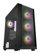 Fsp Cmt 218 RGB Mesh Sıvı Soğutmalı 4 Fanlı Siyah Dikey Mid ATX Oyuncu Bilgisayar Kasası