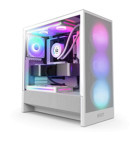 Nzxt H5 Flow RGB Mesh Beyaz Dikey ATX Oyuncu Bilgisayar Kasası