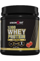 Strongest Nutrition Çilekli Whey Protein Protein Tozu 420 gr
