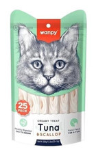 Wanpy Deniz Mahsüllü-Ton Balığı Parça Etli Yaş Kedi Maması 25x14 gr