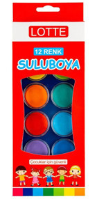 Lotte 12'li Tablet Sulu Boya