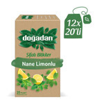 Doğadan Nane Limon Karışık Poşet Bitki Çayı 12x20 Adet