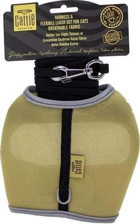 Cattie Havalı 25-35 cm Bej Gezdirme Göğüs Kedi Tasması
