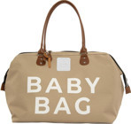 Bagmori Baby Bag Su Geçirmez Fermuarlı Paraşutsoft Bebek El Çantası Vizon