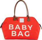 Bagmori Baby Bag Su Geçirmez Fermuarlı Paraşutsoft Bebek El Çantası Nar Çiçeği