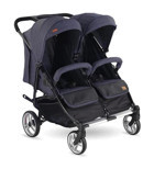 Baby Hope City Twin Katlanabilir 360 Derece Dönebilen Tam Yatar Puset İkiz Bebek Arabası