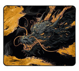 KlasseGear Drakonos Bilek Destekli 48x40 cm Gaming Mousepad Çok Renkli