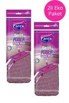 Parex Twin 2'li Yedek Mop Mor