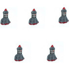 Silver Home 5'li Yedek Mop Gri