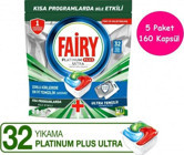 Fairy Platinum Plus Ultra Tablet Bulaşık Makinesi Deterjanı 160 Adet