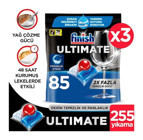Finish Quantum Ultimate Tablet Bulaşık Makinesi Deterjanı 3x85 Adet