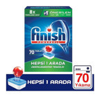 Finish Hepsi Bir Arada Tablet Bulaşık Makinesi Deterjanı 70 Adet
