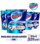 Bingo Akıllı Kapsül Pro Max Tablet Bulaşık Makinesi Deterjanı 320 Adet