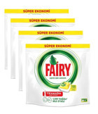 Fairy Hepsi Bir Arada Limon Tablet Bulaşık Makinesi Deterjanı 4x100 Adet