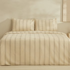 Karaca Home Casil Pamuk-Polyester 4 Mevsim 200x220 cm Çarşaflı Çift Kişilik Nevresim Takımı Bej