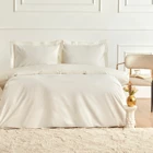 Karaca Home Talia Pamuklu 4 Mevsim 200x220 cm Çarşaflı Çift Kişilik Nevresim Takımı Beyaz