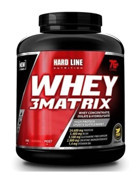 Hardline Nutrition 3 Matrix Çikolatalı Whey Protein Protein Tozu 2300 gr