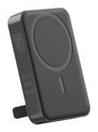 Juo MT03279 10000 mAh Hızlı Şarj Dijital Göstergeli USB Çoklu Bağlantı Kablosuz Powerbank Siyah