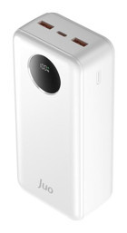 Juo MT03278 30000 mAh Hızlı Şarj Dijital Göstergeli USB C Çoklu Bağlantı Powerbank Beyaz