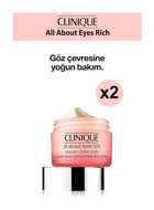 Clinique Aydınlatıcı Tüm Ciltler İçin Göz Çevresi Krem Kavanoz 2x15 ml