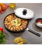 Schafer İndüksiyon Granit 32 cm Izgara Tava