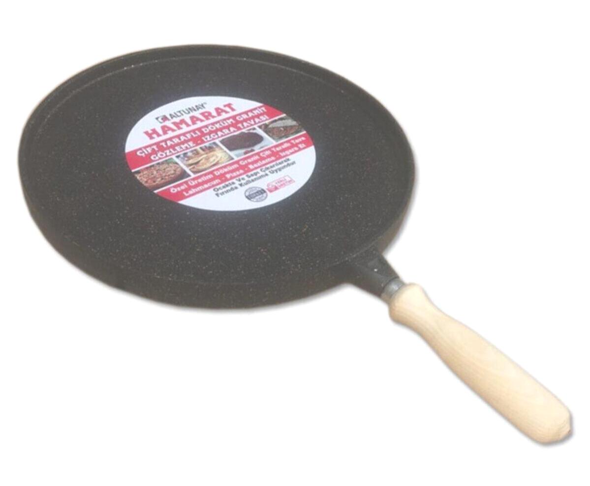 Altunay İndüksiyon Döküm 34 cm Wok Tava Gözleme Tava