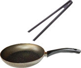 Mehtap İndüksiyon Granit 30 cm Izgara Tava