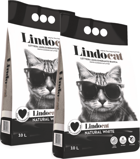 LindoCat Naturel White Topaklanan Kalın Taneli Bentonit Kedi Kumu 2x10 lt