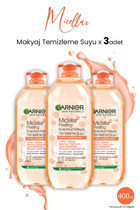 Garnier Micellar Kusursuz Alkolsüz Tüm Ciltler Su Bazlı Makyaj Temizleme Suyu 3x400 ml