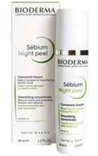 Bioderma Sebium Night Peel Yağlı Ciltler Su Bazlı Yüz Temizleyici Peeling 40 ml