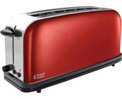 Russell Hobbs 21391-56 2 Dilim Kırıntı Tepsili Telli 1300 W Kırmızı Ekmek Kızartma Makinesi