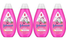 Johnson's Baby Işıldayan Parlaklık Konak Önleyici Göz Yakmayan Hipoalerjenik Yenidoğan Hassas Ciltler için Bebek Şampuanı 4x500 ml