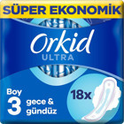Orkid Ultra Orta 18'li Hijyenik Ped 1 Adet