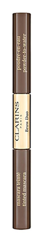 Clarins 04 Çift Taraflı Fırçalı Kaş Kalemi Kahverengi