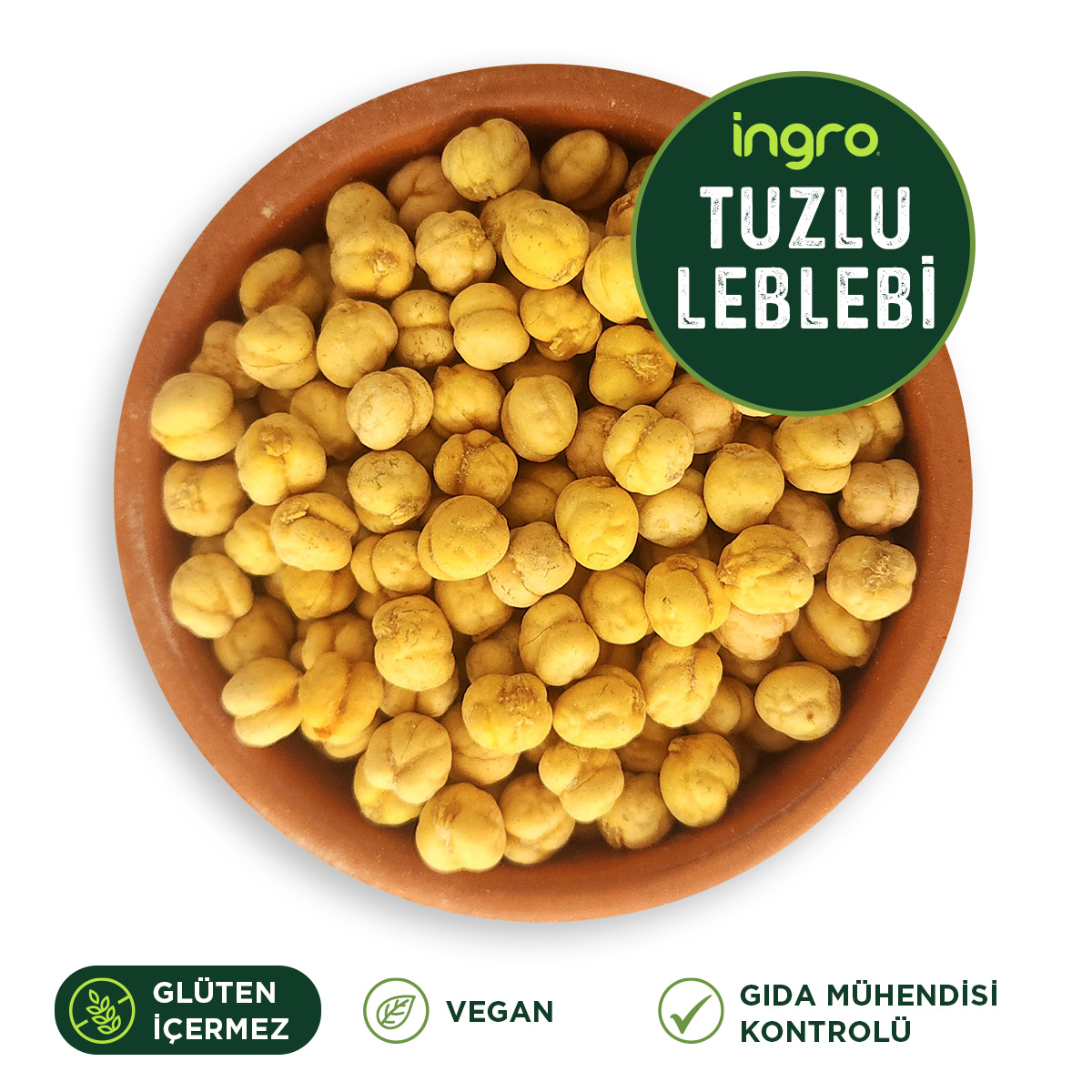 İngro Glutensiz Tuzlu Sarı Leblebi 1 kg
