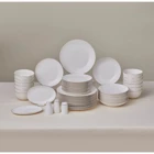 Karaca Elegance Bone Esbelto 53 Parça 12 Kişilik Yuvarlak Yemek Takımı