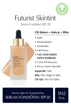 Estée Lauder Futurist Skin Tint 1N2 Ecru Su Bazlı Güneş Koruyuculu Serum Fondöten 30 ml