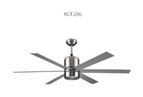 Ixqr KCF-286 Nikel 6 Kanatlı Gri Tavan Vantilatörü