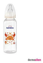 Bambino Polipropilen Yavaş Akışlı 0-6 Ay Krem Biberon 250 ml