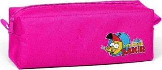 Coral High 32184 Pembe Baskılı Bez Tek Gözlü Kral Şakir Dikdörtgen Cüzdan Kalemlik