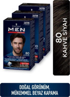 Men Perfect Kahve Siyah 80 Krem Erkek Saç Boyası