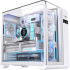 Snt Victory Plus RGB Sıvı Soğutmalı 7 Fanlı Beyaz ATX Oyuncu Bilgisayar Kasası