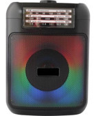 Ultratekno KTF-1421 6 W Radyolu Işıklı Siyah Bluetooth Hoparlör