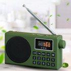 Ganbao D6 Çok Fonksiyonlu 5 W Radyolu Yeşil Bluetooth Hoparlör