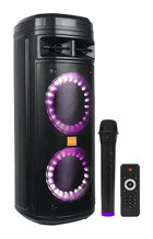Mikado MD-220KP 40 W Işıklı Siyah Bluetooth Hoparlör
