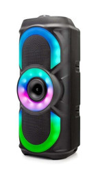 Kimiso QS-3630 10 W Radyolu Işıklı Siyah Bluetooth Hoparlör